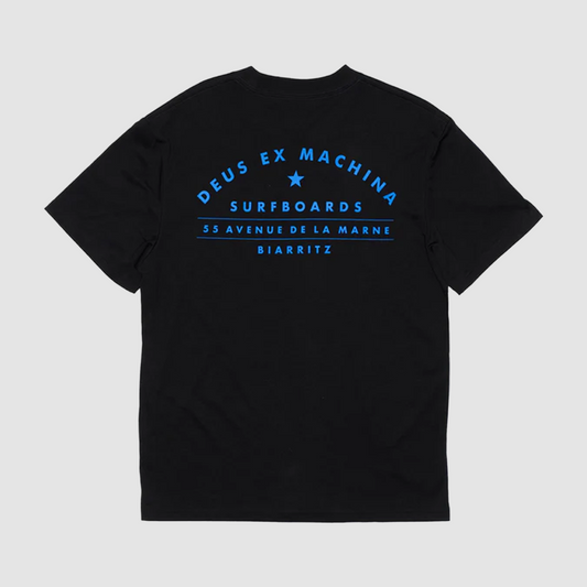 Biarritz Surf Address T-Shirt Black
