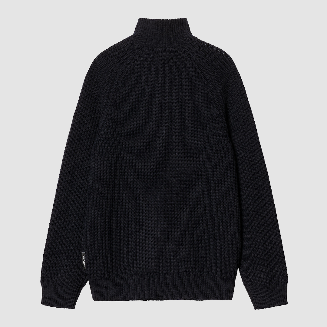 Marlon Half Zip Sweater Dark Navy