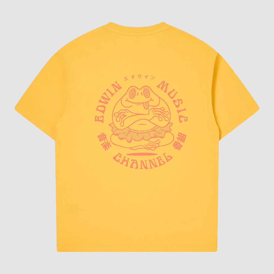 Edwin Music Channel T-Shirt Lemon Chrome