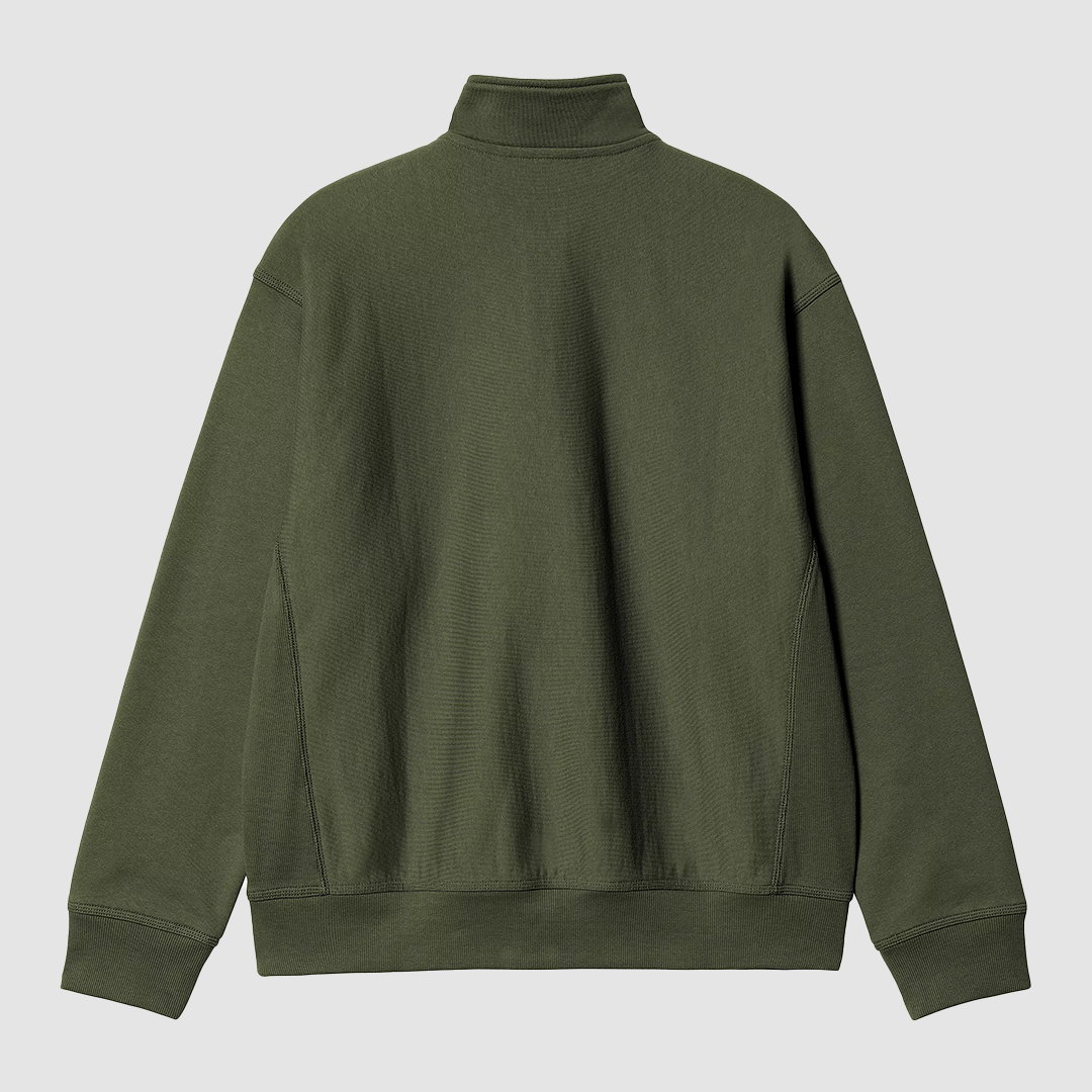 Half Zip American Script Sweat Tarragon