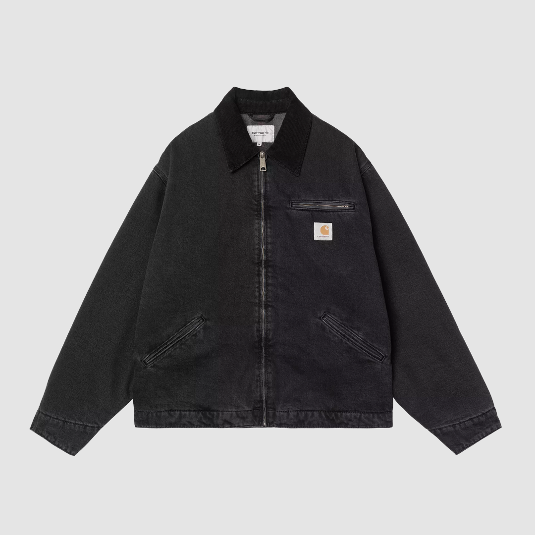 OG Detroit Jacket Black / Black Stone Washed