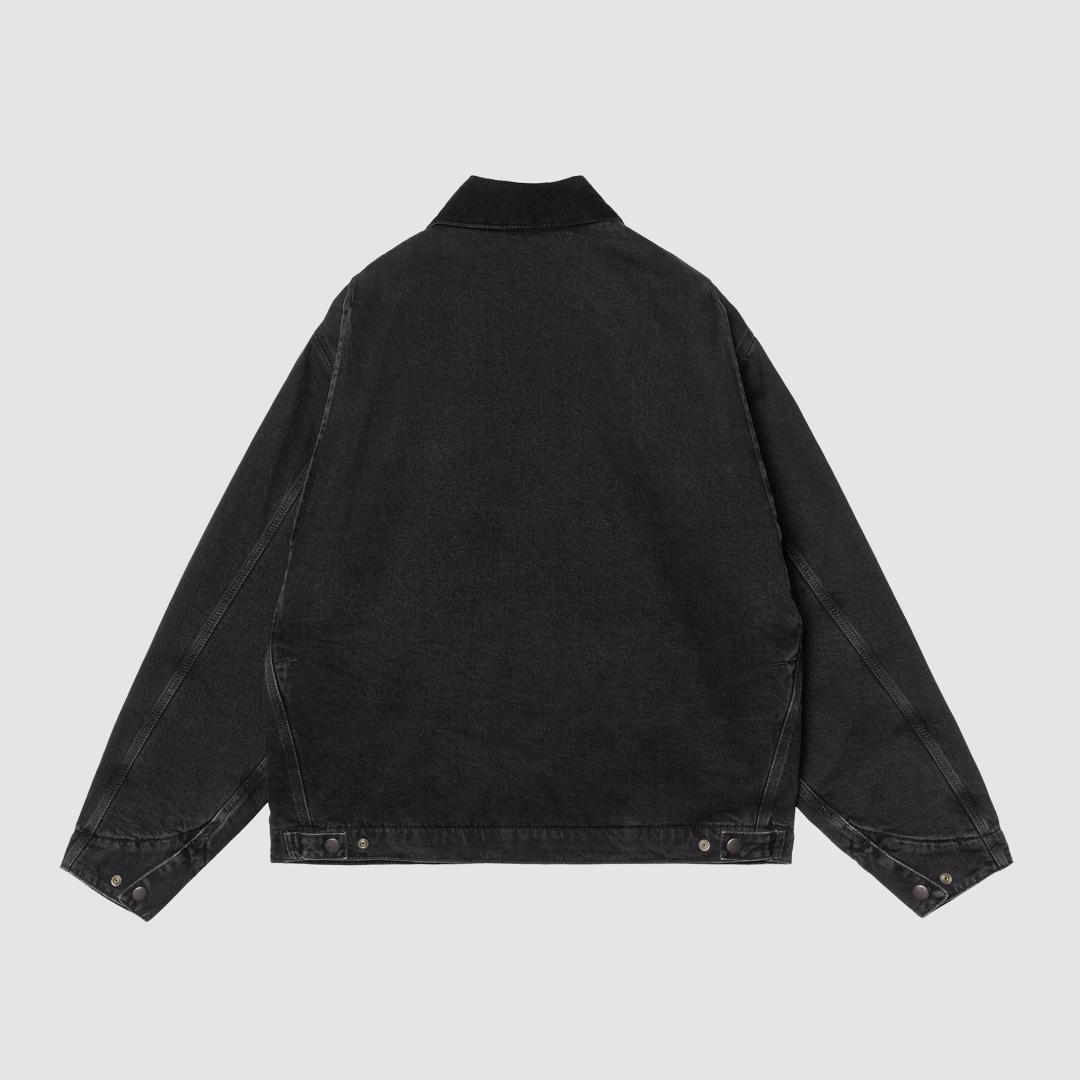 OG Detroit Jacket Black / Black Stone Washed