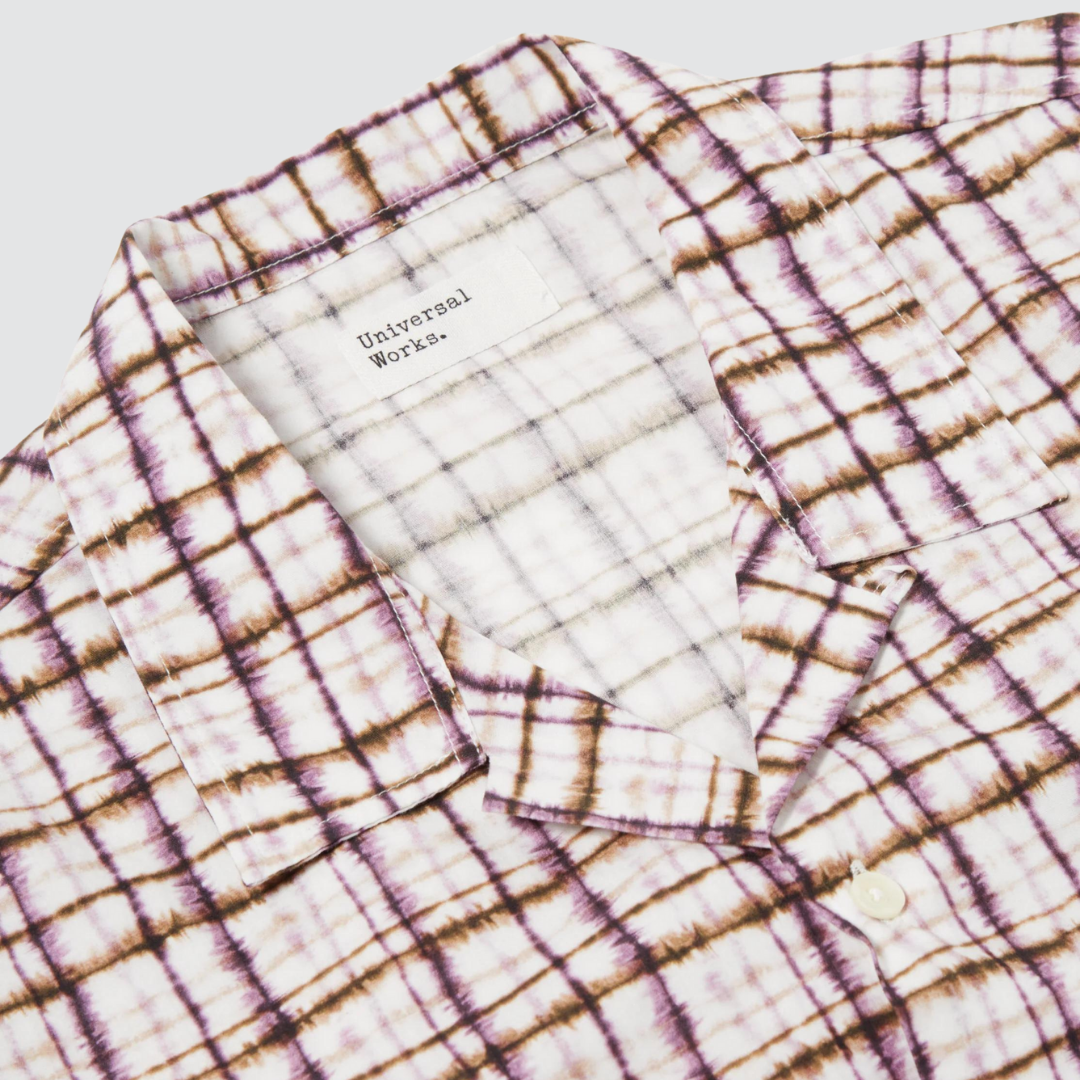 Road Shirt Ecru / Lilac
