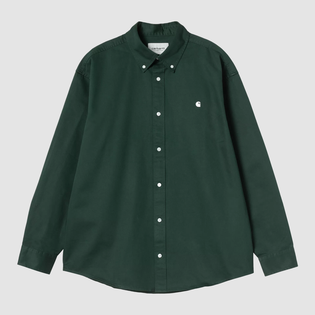 L/S OG Madison Shirt Dark Scarab