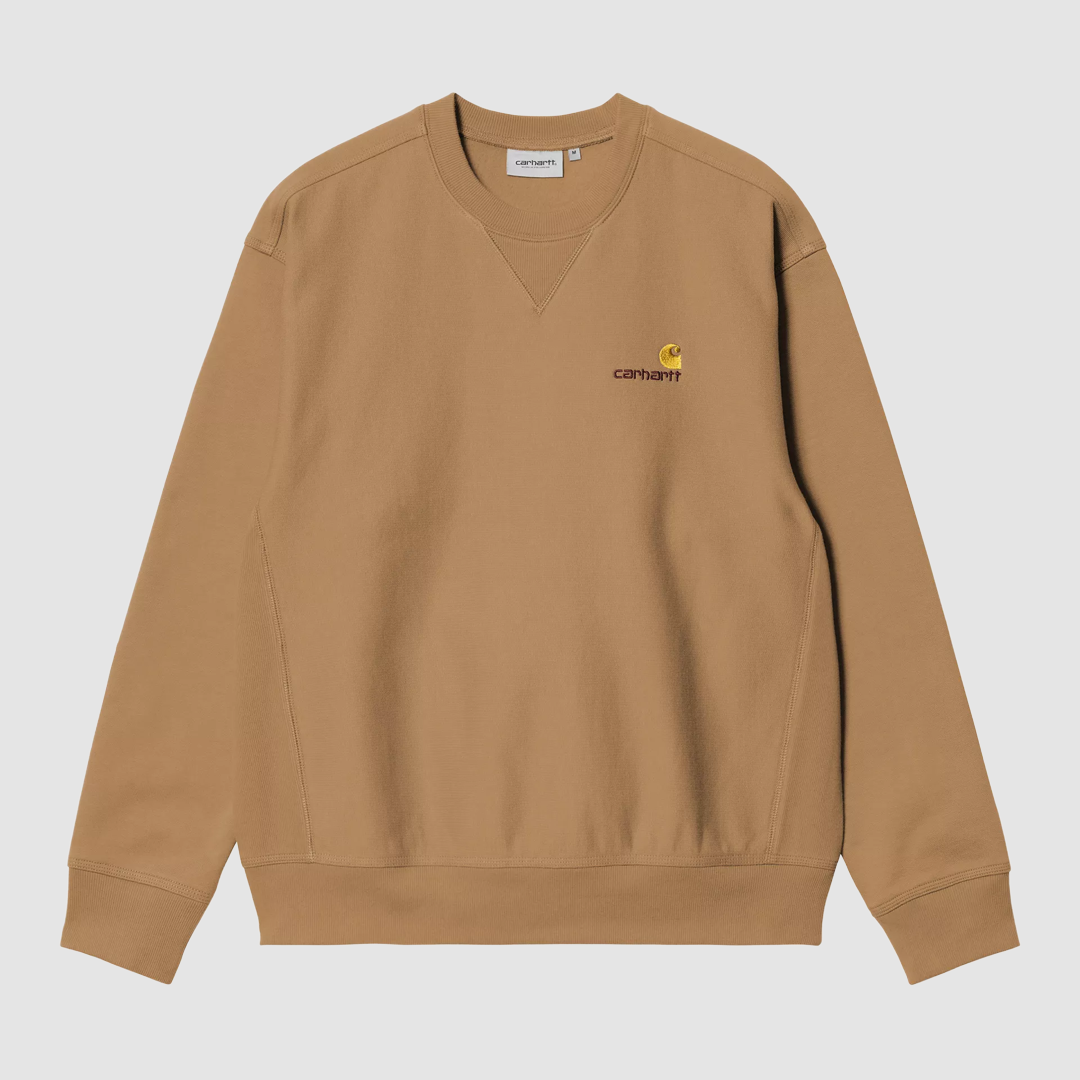 American Script Sweat WIP Dusty H Brown