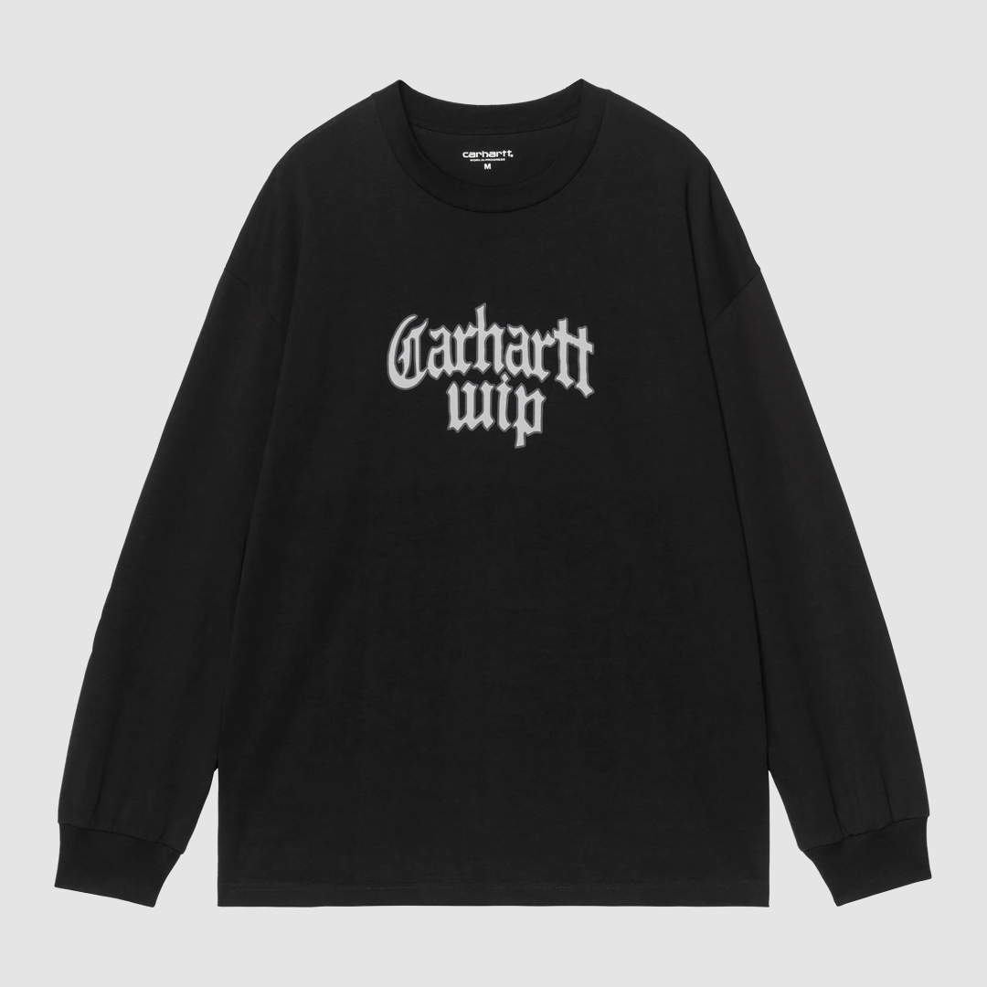 L/S Blackletter T-Shirt Black