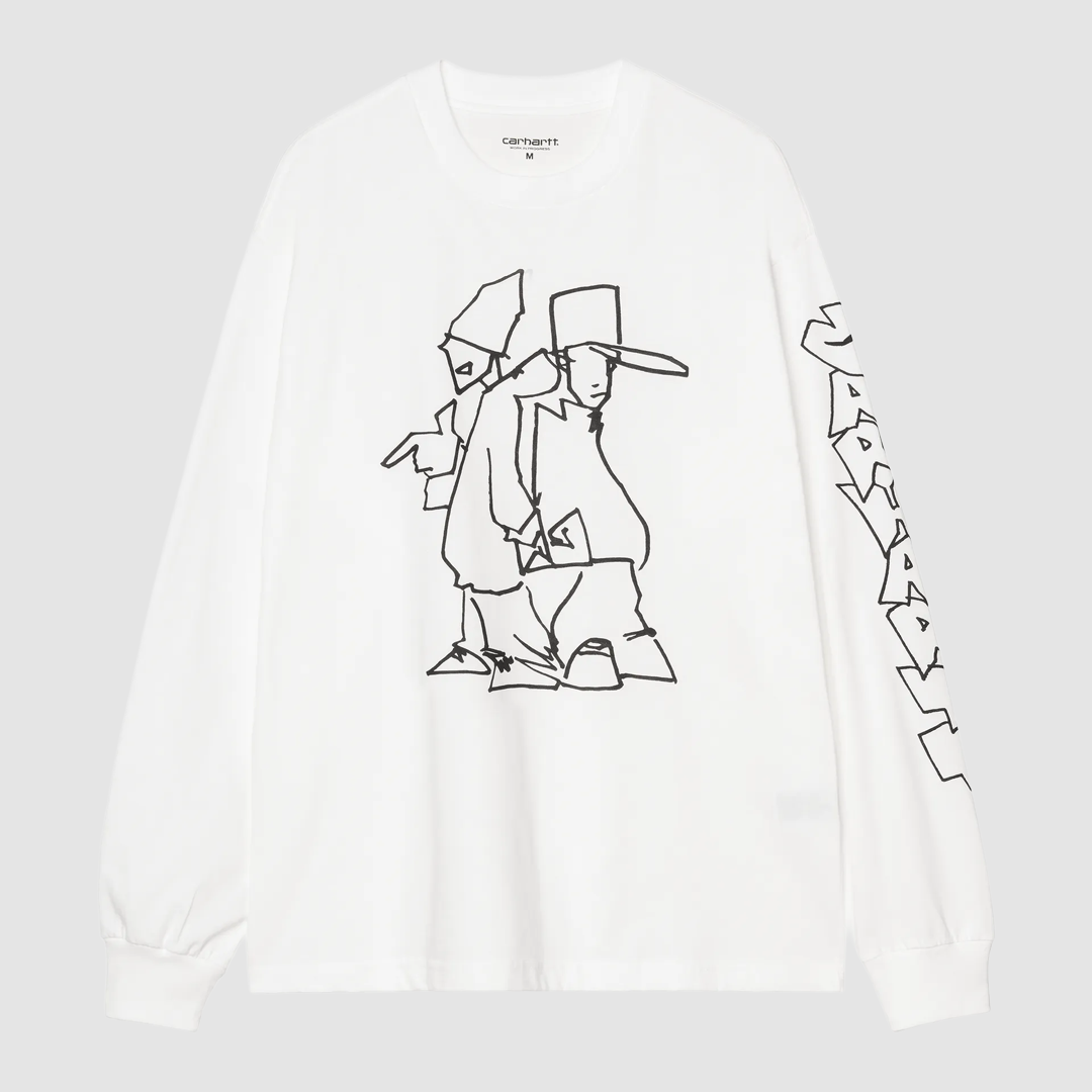 L/S Blinkerfluid T-Shirt White