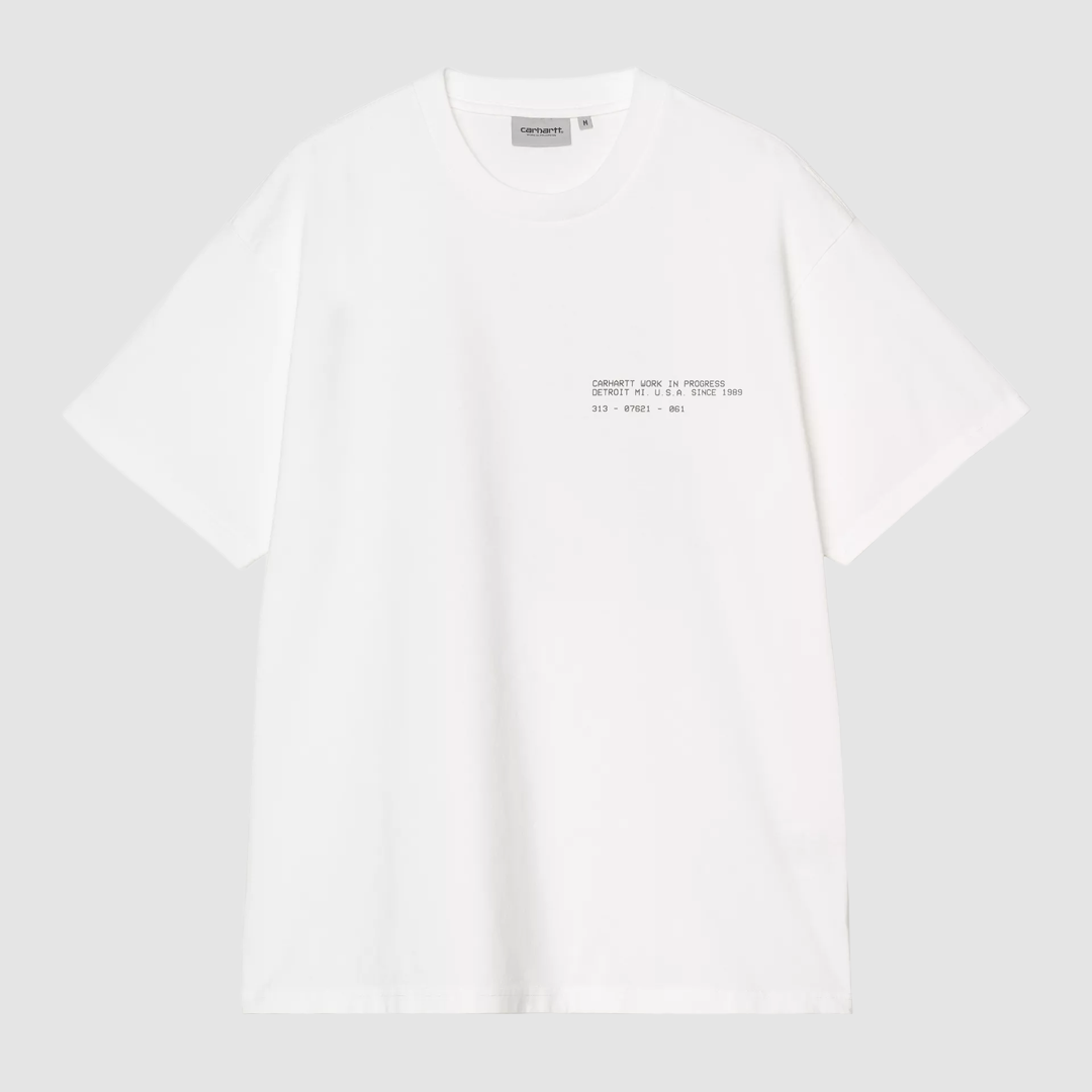 S/S Feather Progress T-Shirt White
