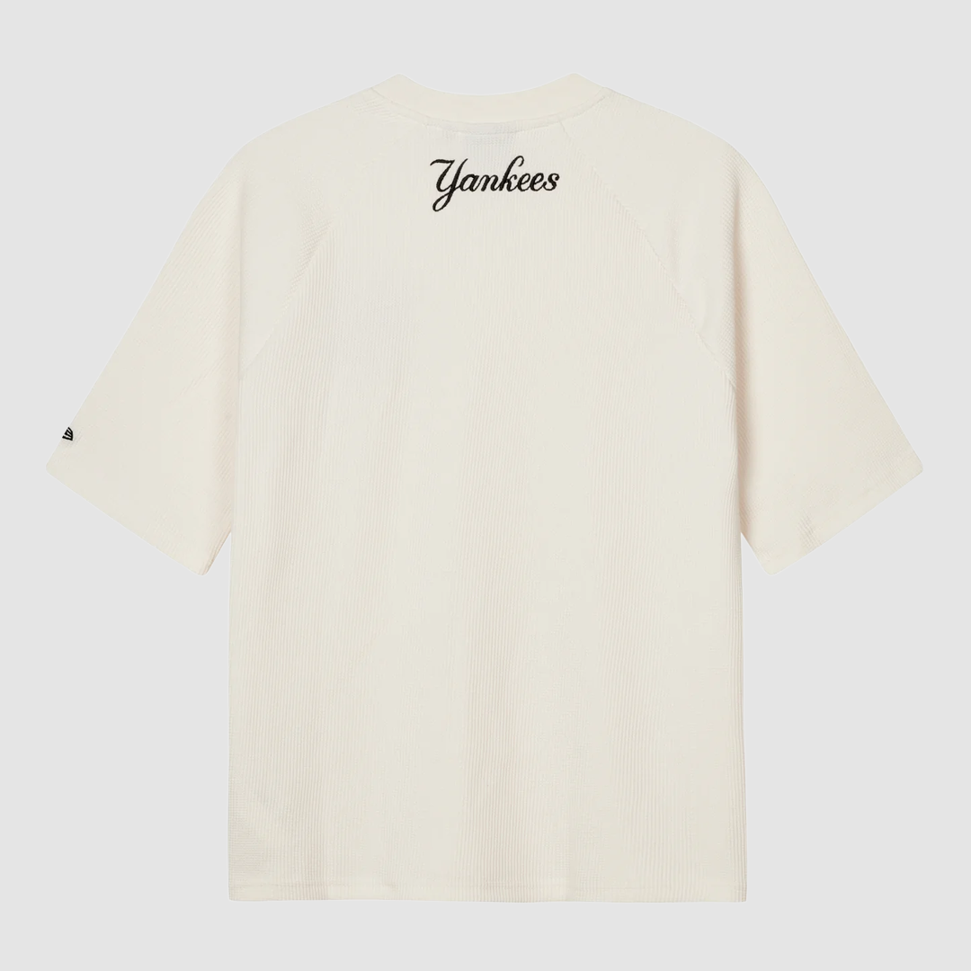 MLB Waffle T-Shirt New York Yankees Off White