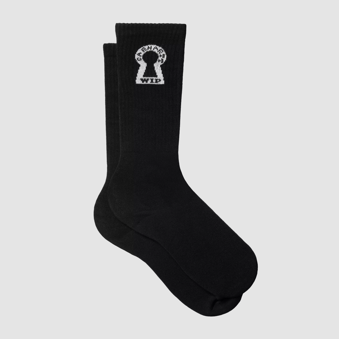 Locked Socks Black / White