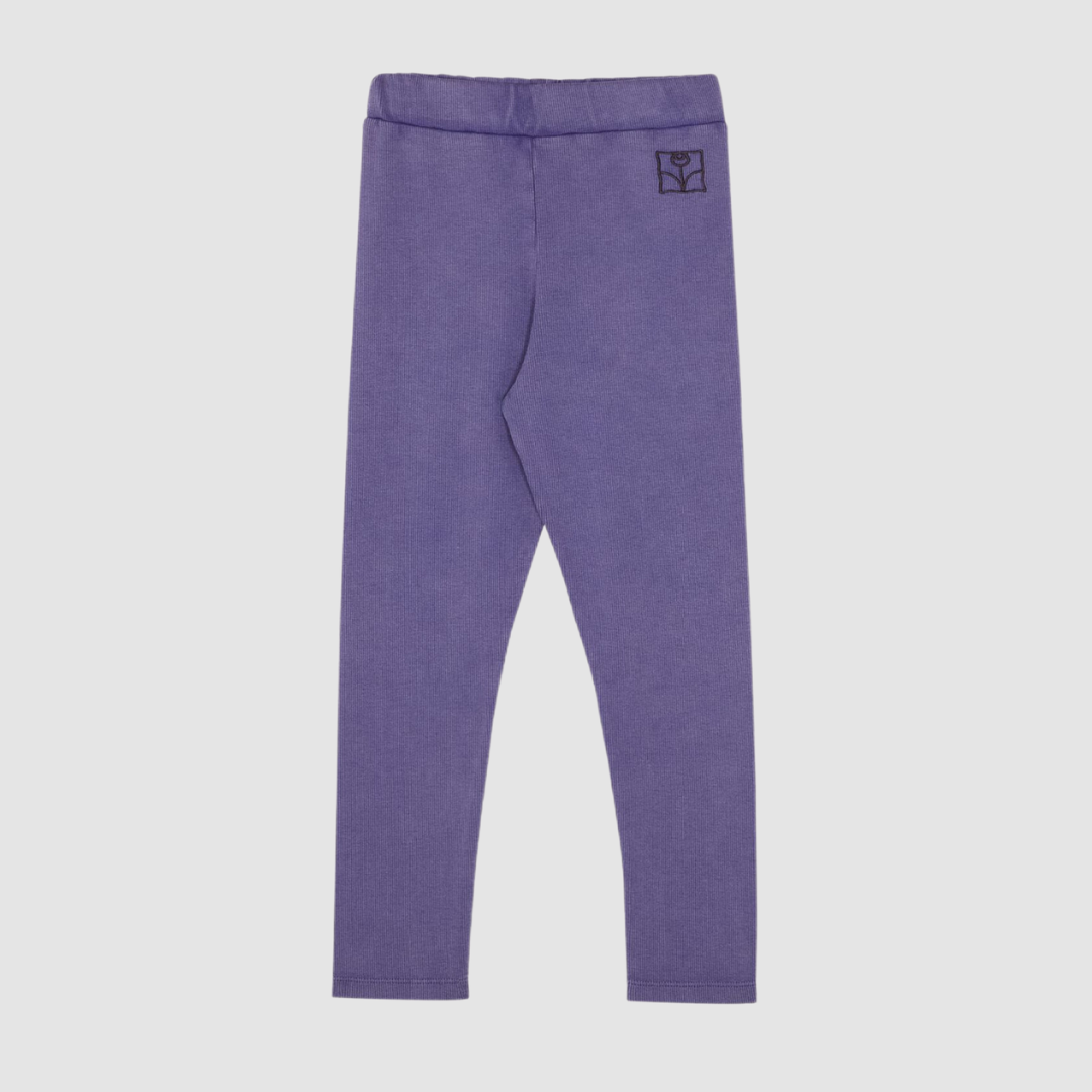 Blue Washed Kids Leggings