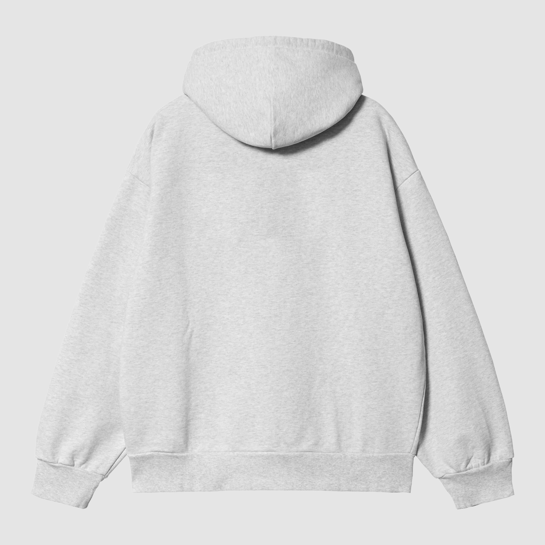 Hooded Carhartt Sweat Ash Heather / Cozy Purple