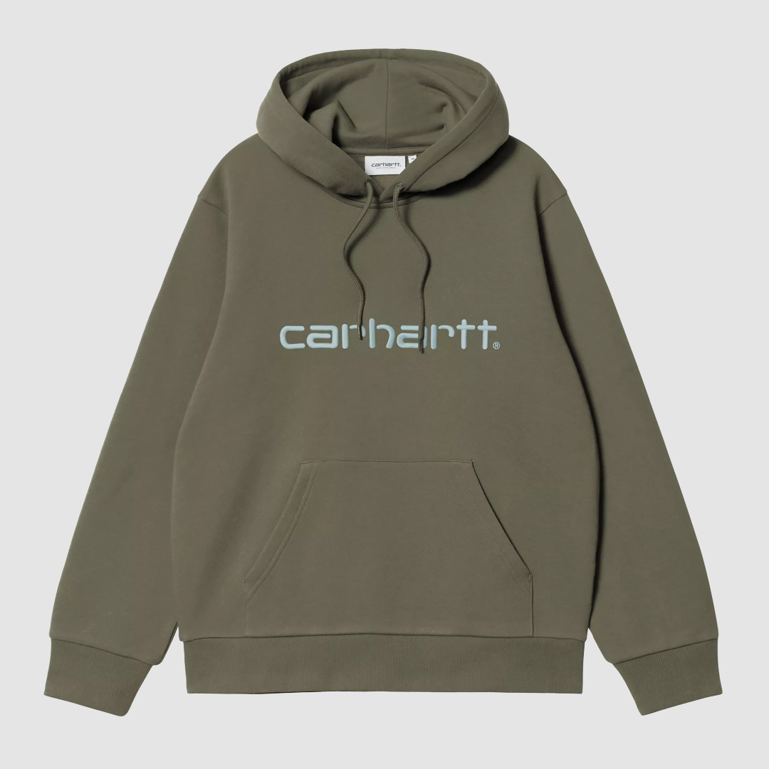 Hooded Carhartt Sweat Leaf / Tourmaline