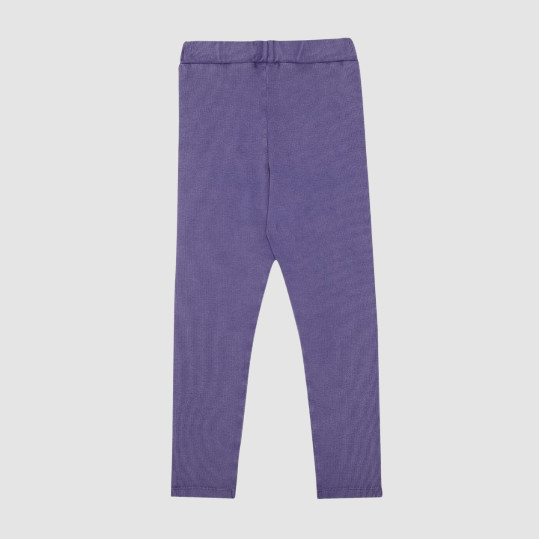 Blue Washed Kids Leggings