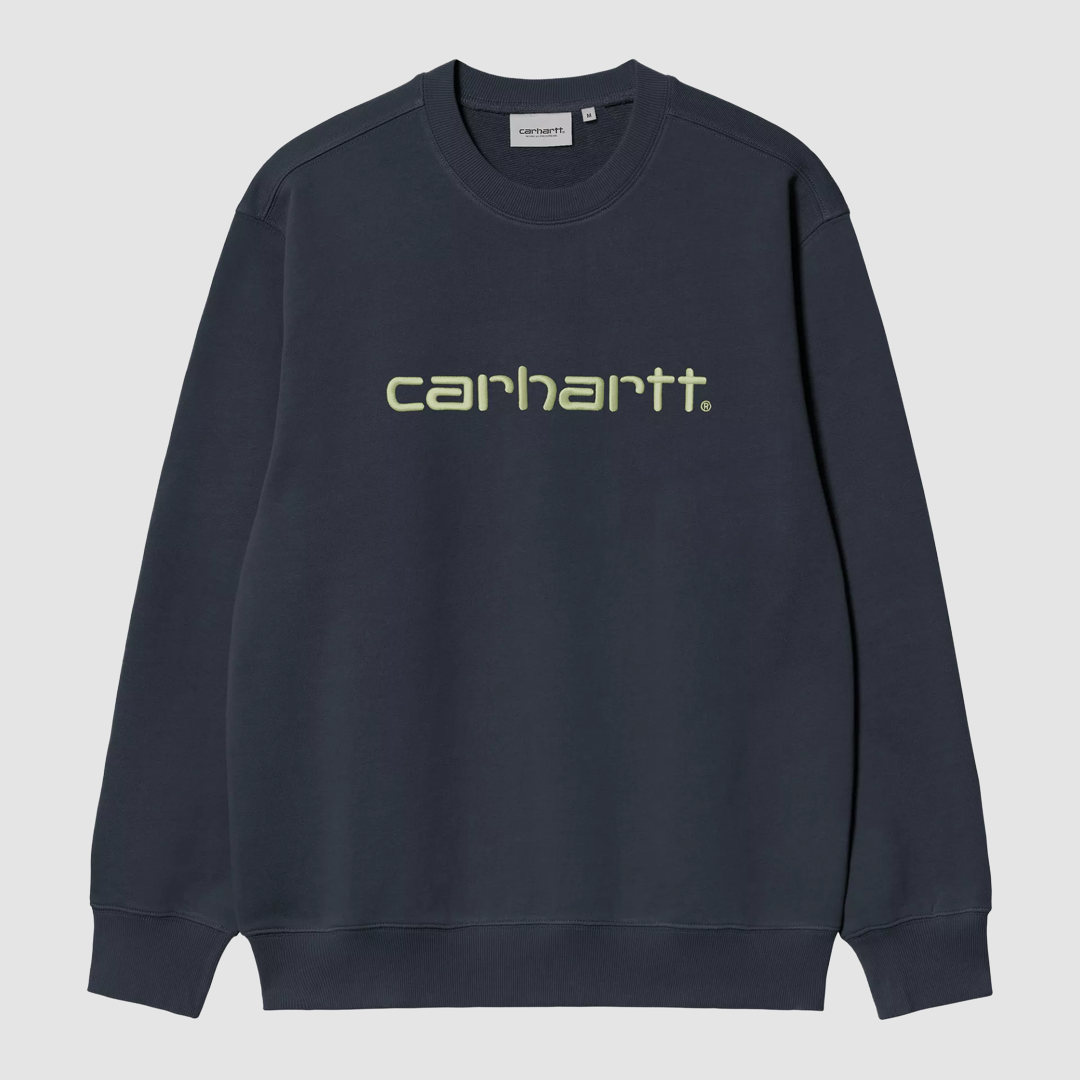 Carhartt Sweat Deep Night / Gentle Green