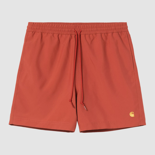 Chase Swim Trunks Oxide Red / Gold