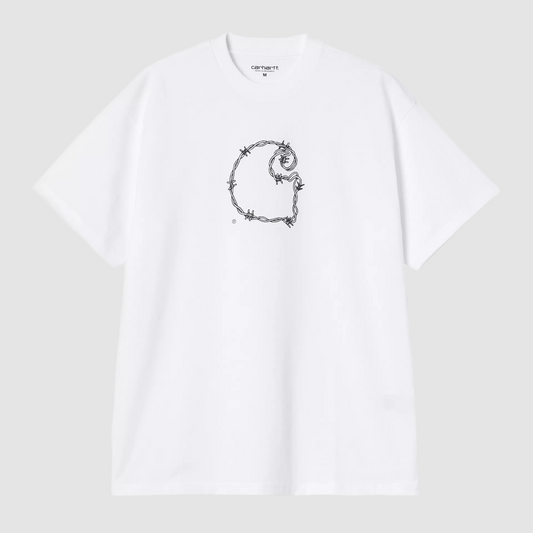 S/S Barbwire C T-Shirt White
