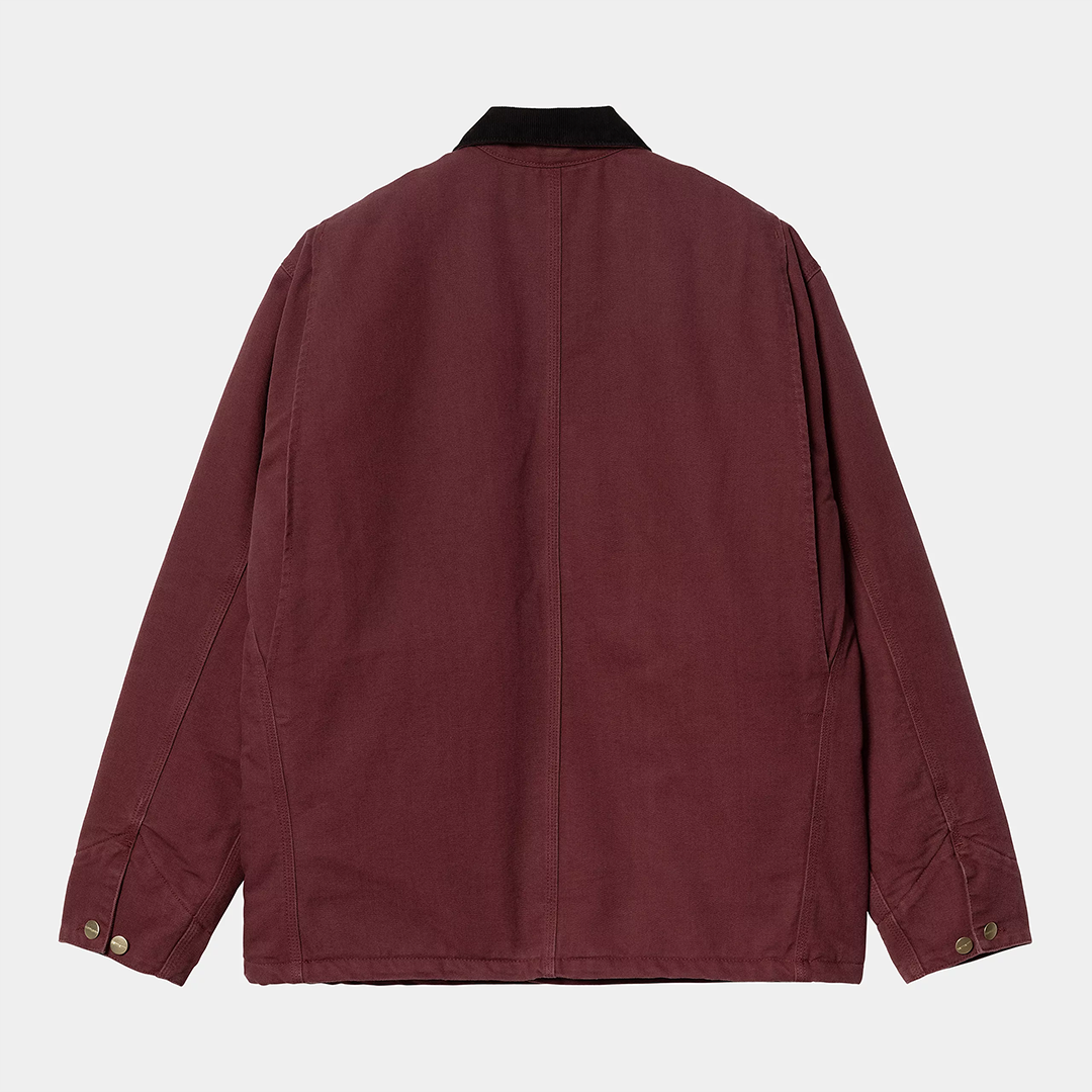 OG Chore Coat Malbec / Black Aged Canvas