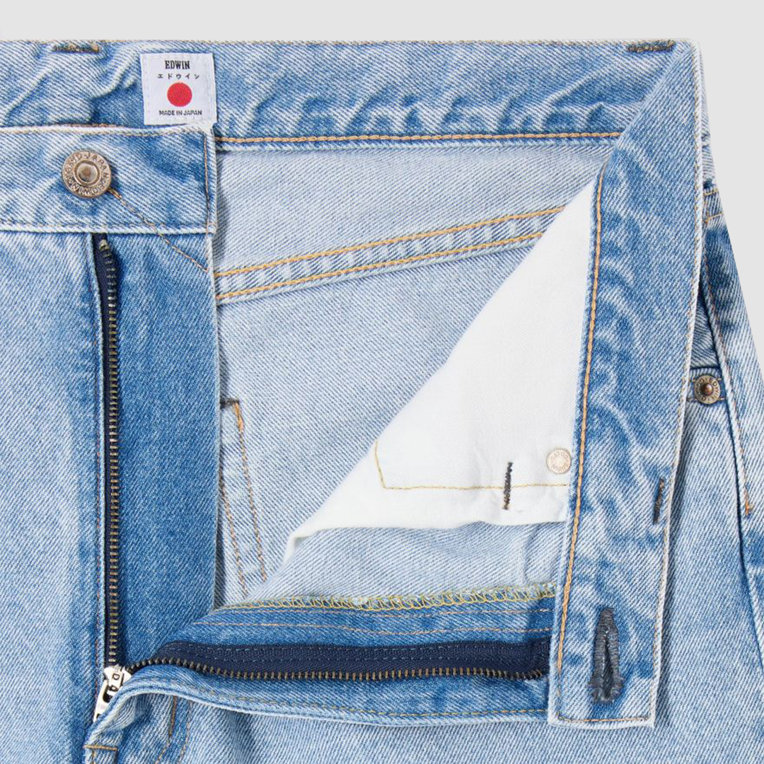 Loose Fit Kaihara Blue Light Used