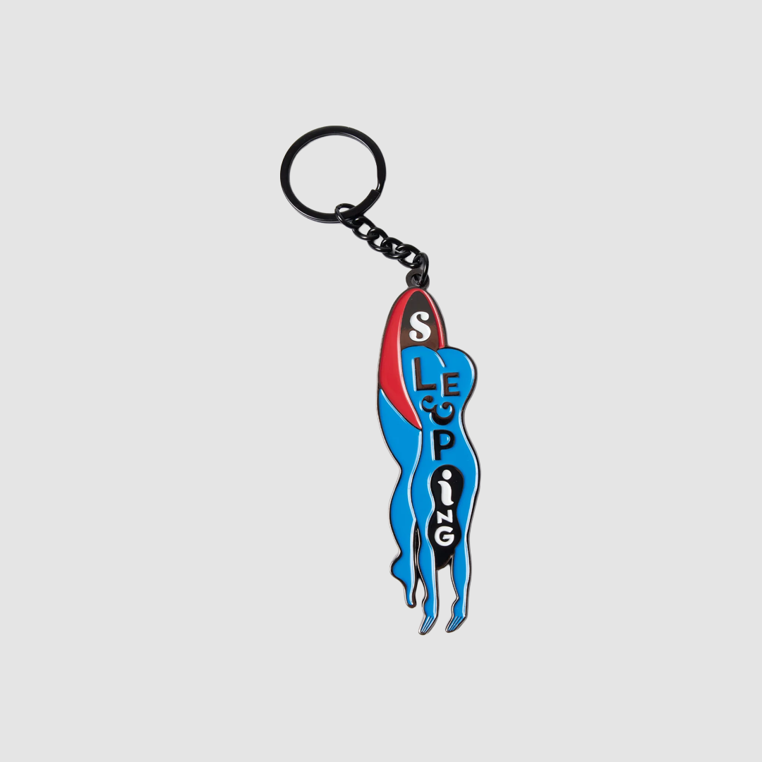 Sleeping Key Chain Blue
