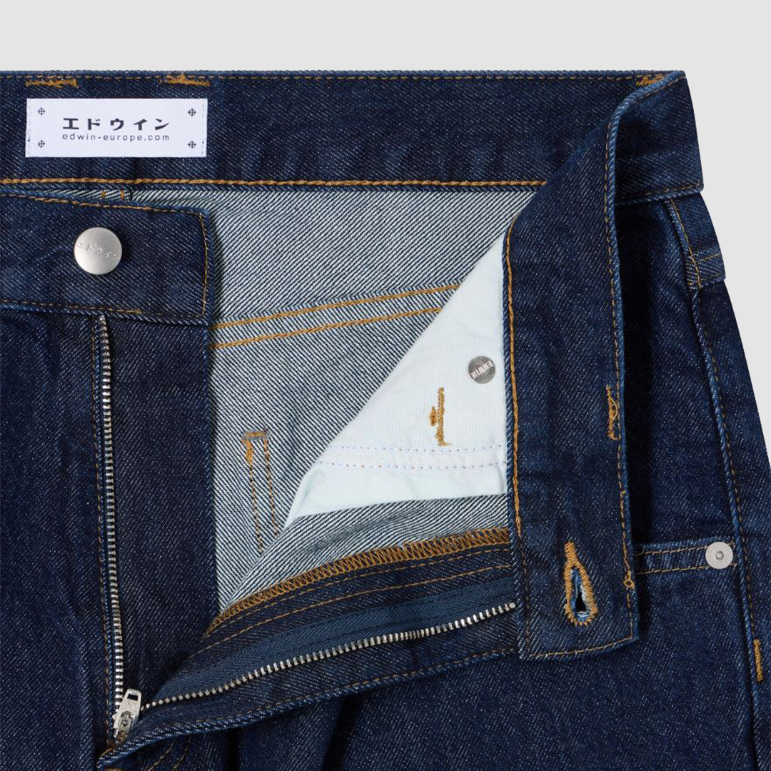 Tyrell Pant Blue Dark Marble Wash