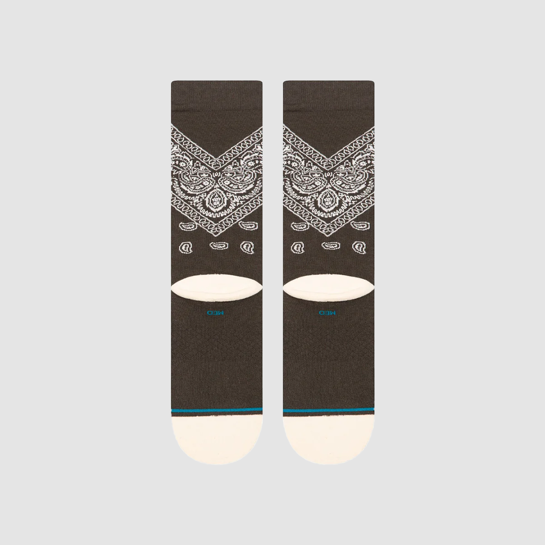 Barrio Crew Socks Washed Black