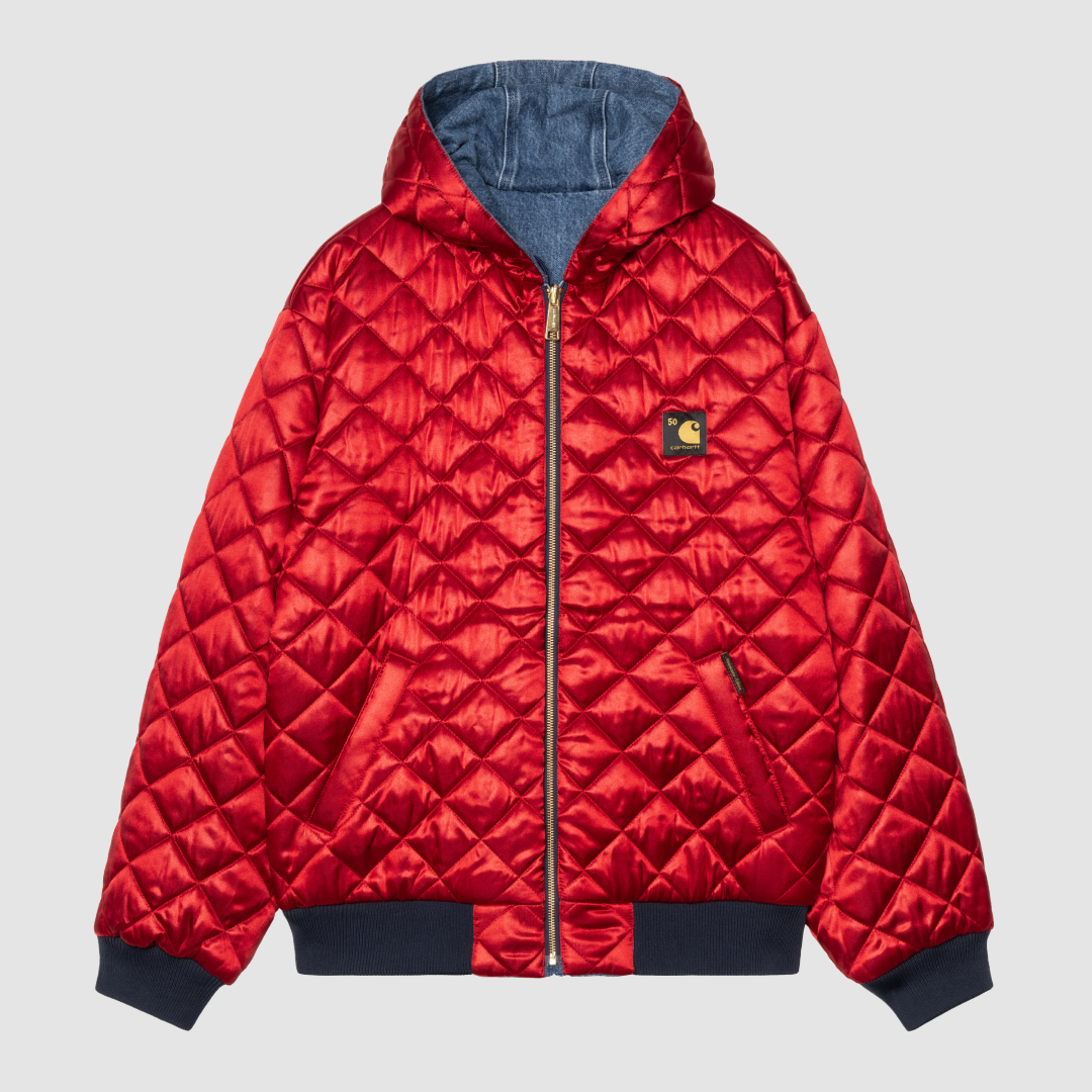 50 Years Anniversary OG Active Jacket Denim Blue/ USA Red Stone Bleached