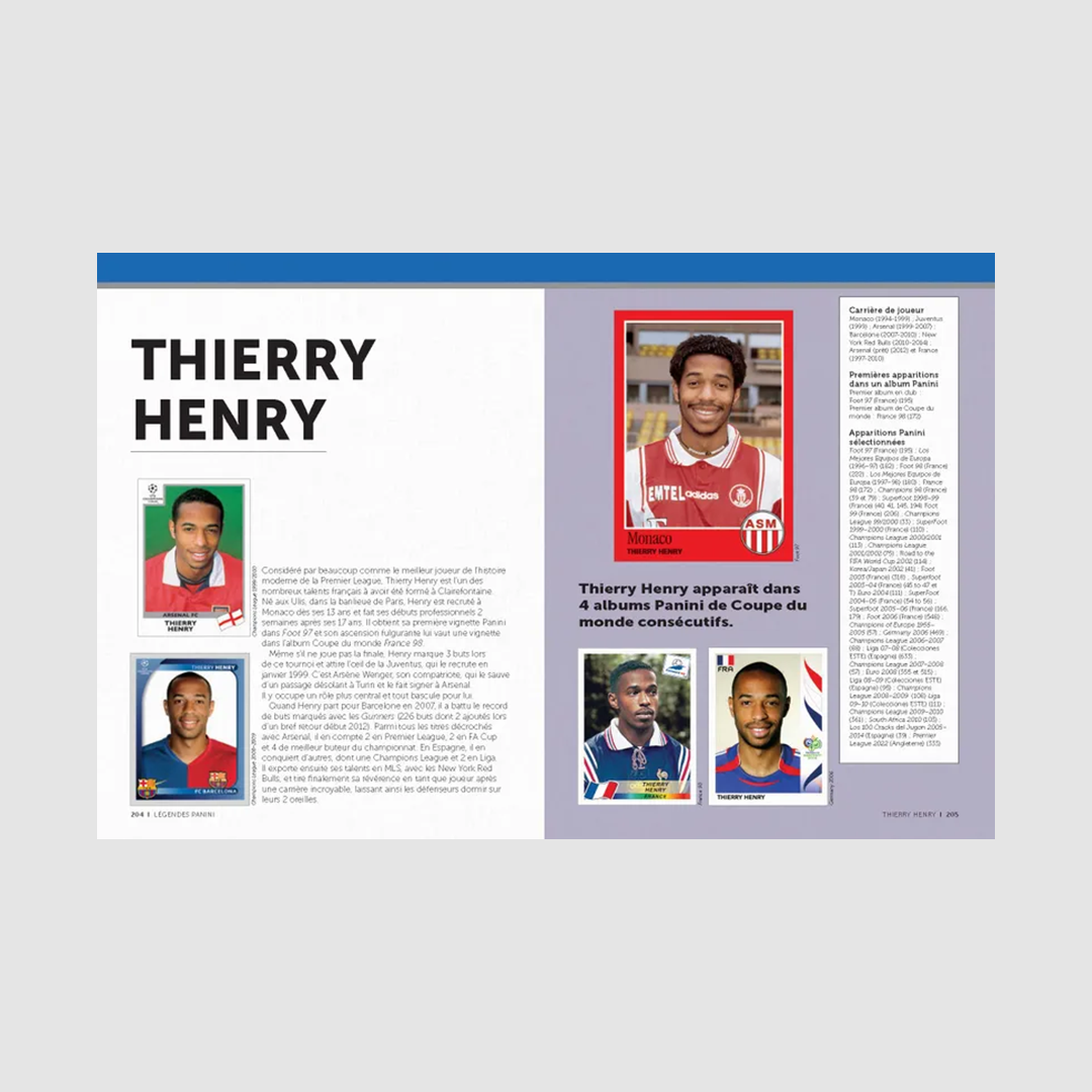 Livre Sport Légendes Panini