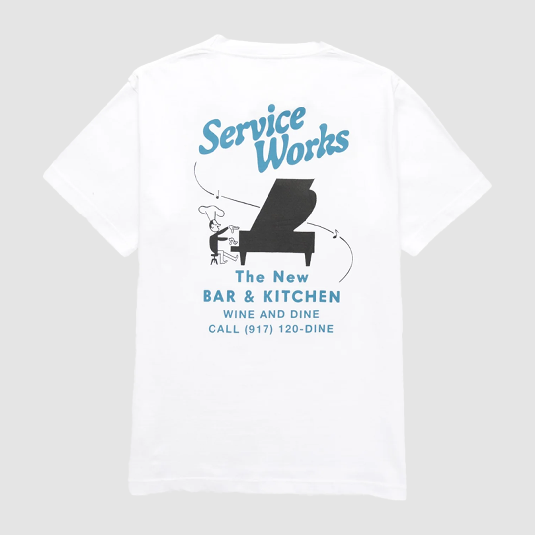 Bar Kitchen Tee White