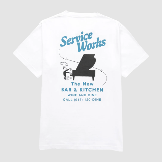 Bar Kitchen Tee White
