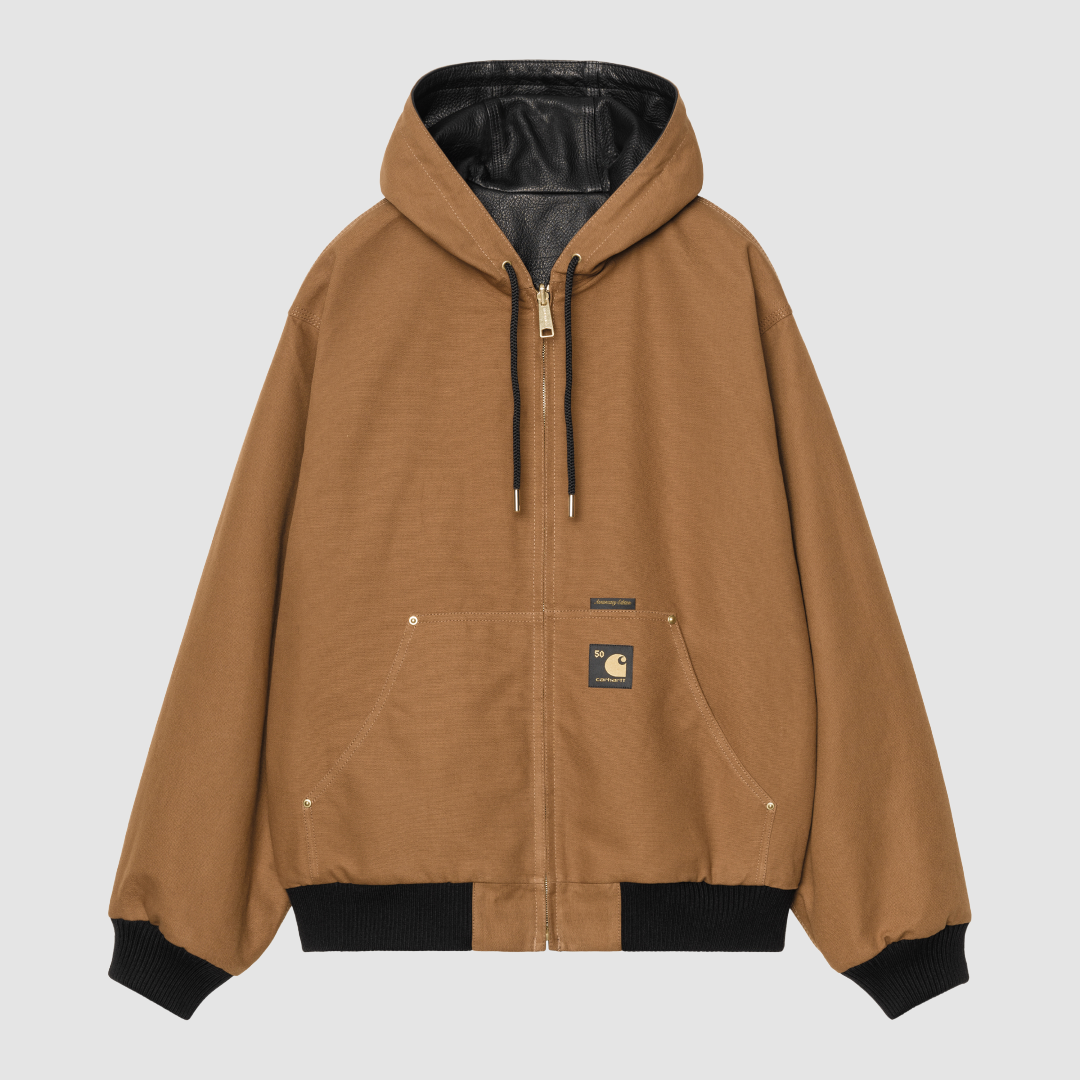 50 Years Anniversary OG Active Jacket Leather Black/ Hamilton Brown