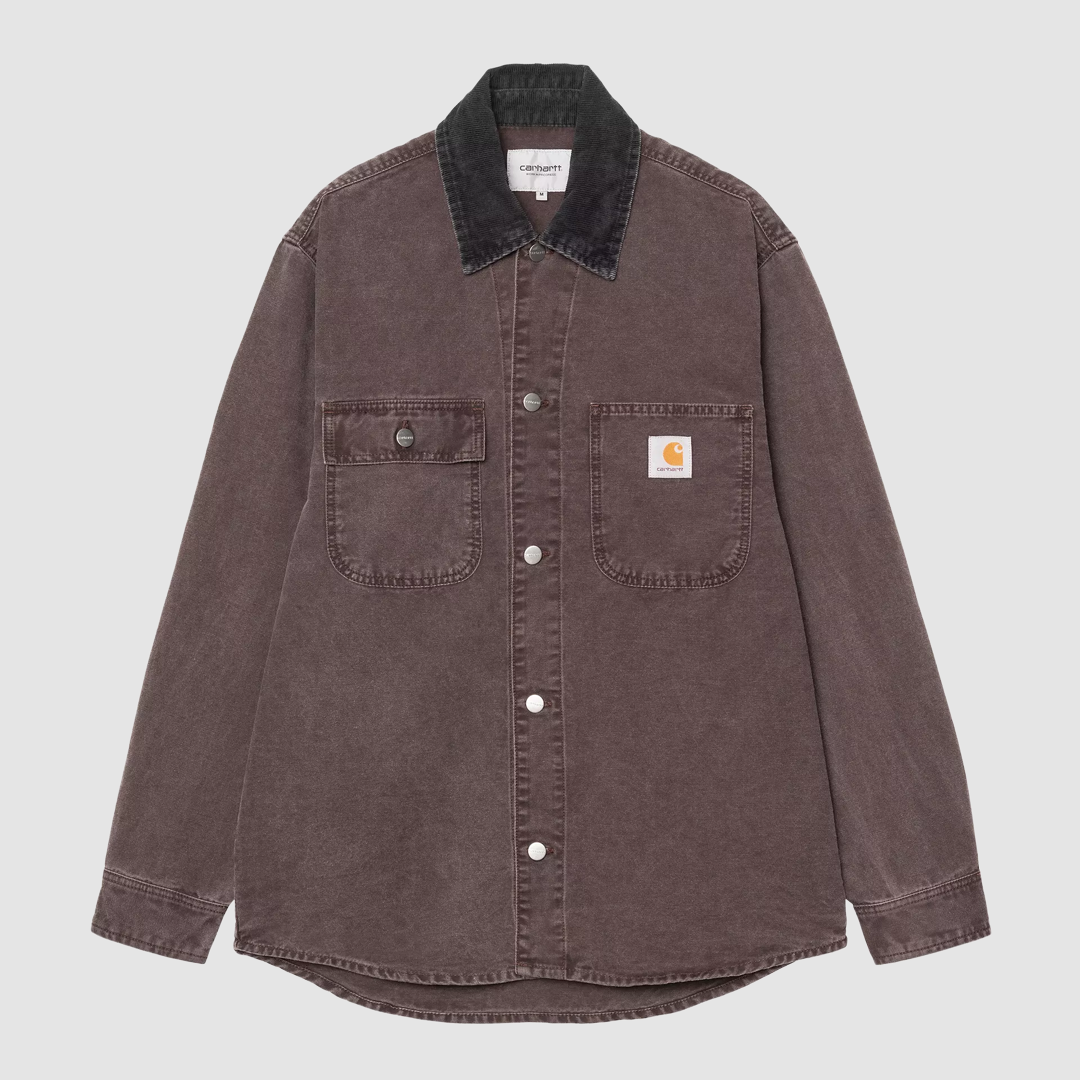 Mitch Shirt Jacket Palisander / Black Dusky Canvas