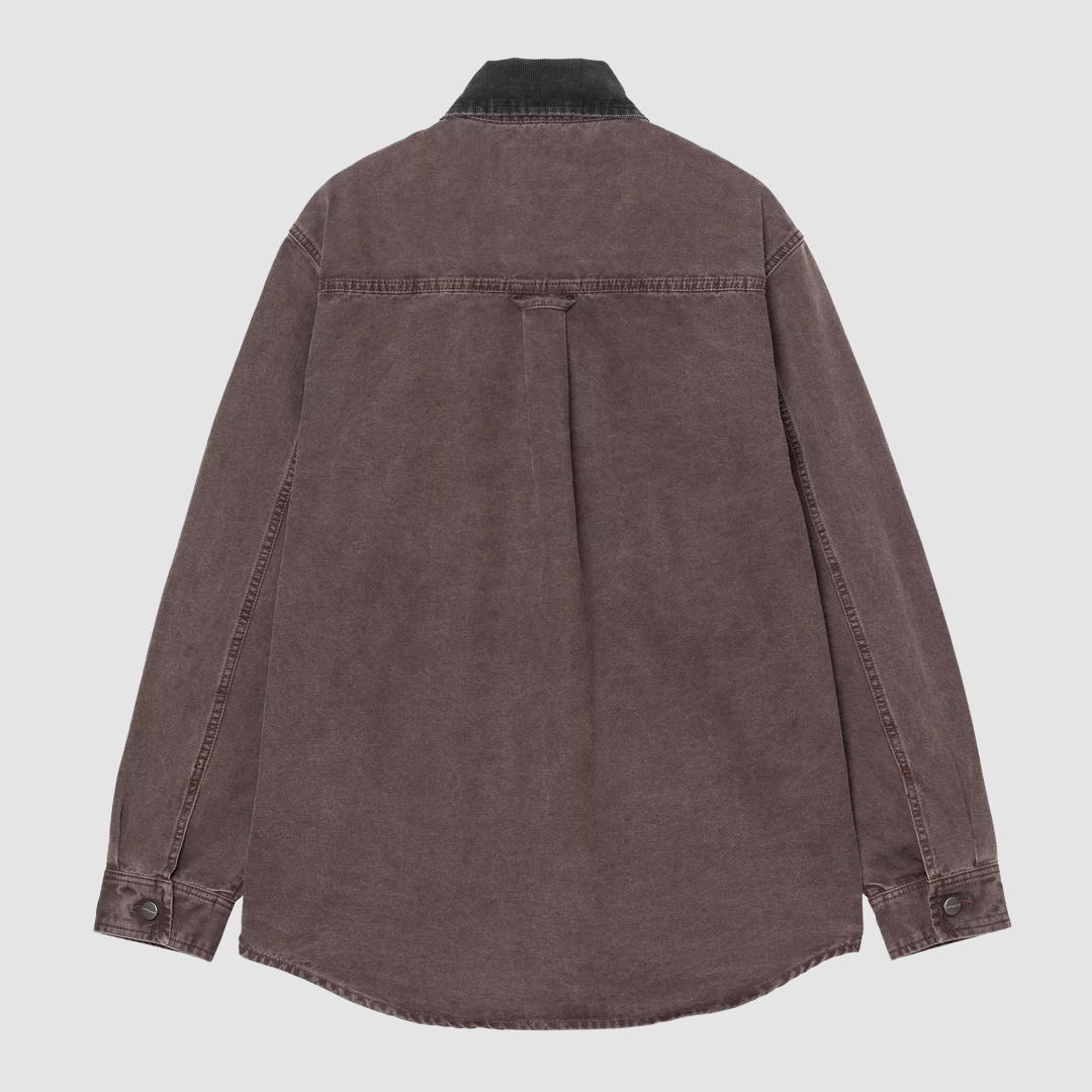 Mitch Shirt Jacket Palisander / Black Dusky Canvas
