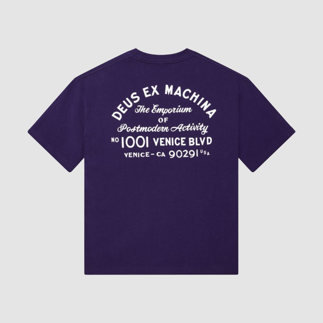 Venice Sign T-Shirt Violet Indigo