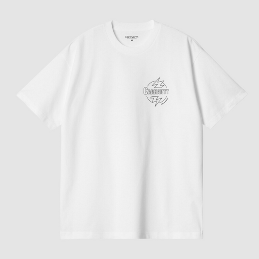 S/S Ablaze T-Shirt White / Black