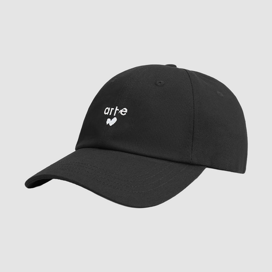 Heart Logo Cap Black