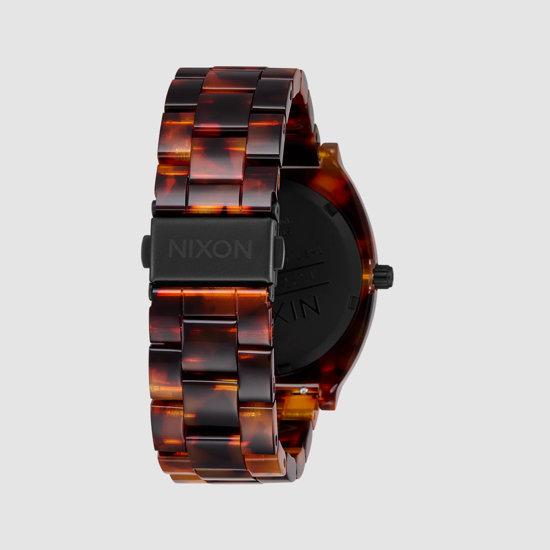 Time Teller Acetate Tortoise / Oxblood