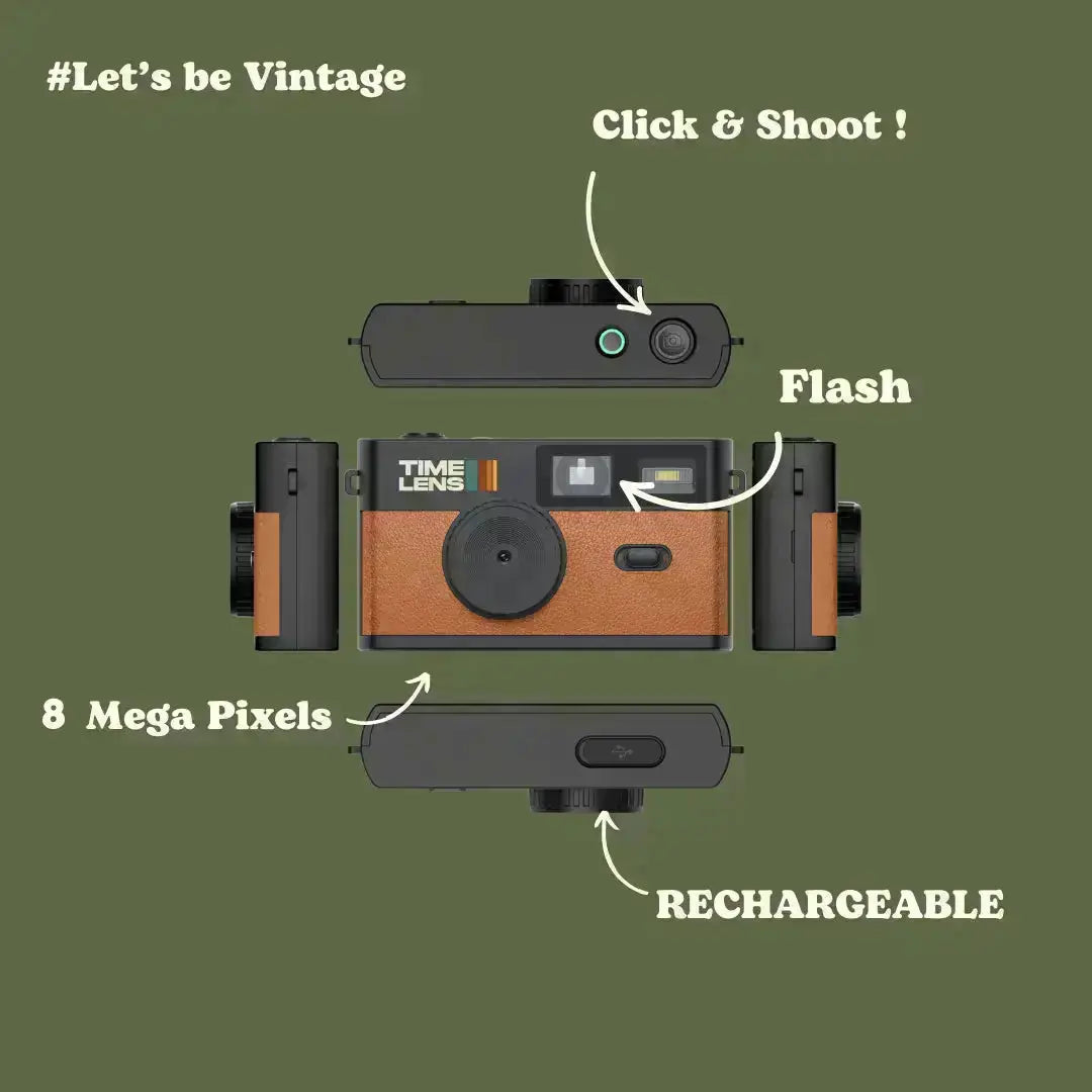 Appareil Photo TimeLens Marron