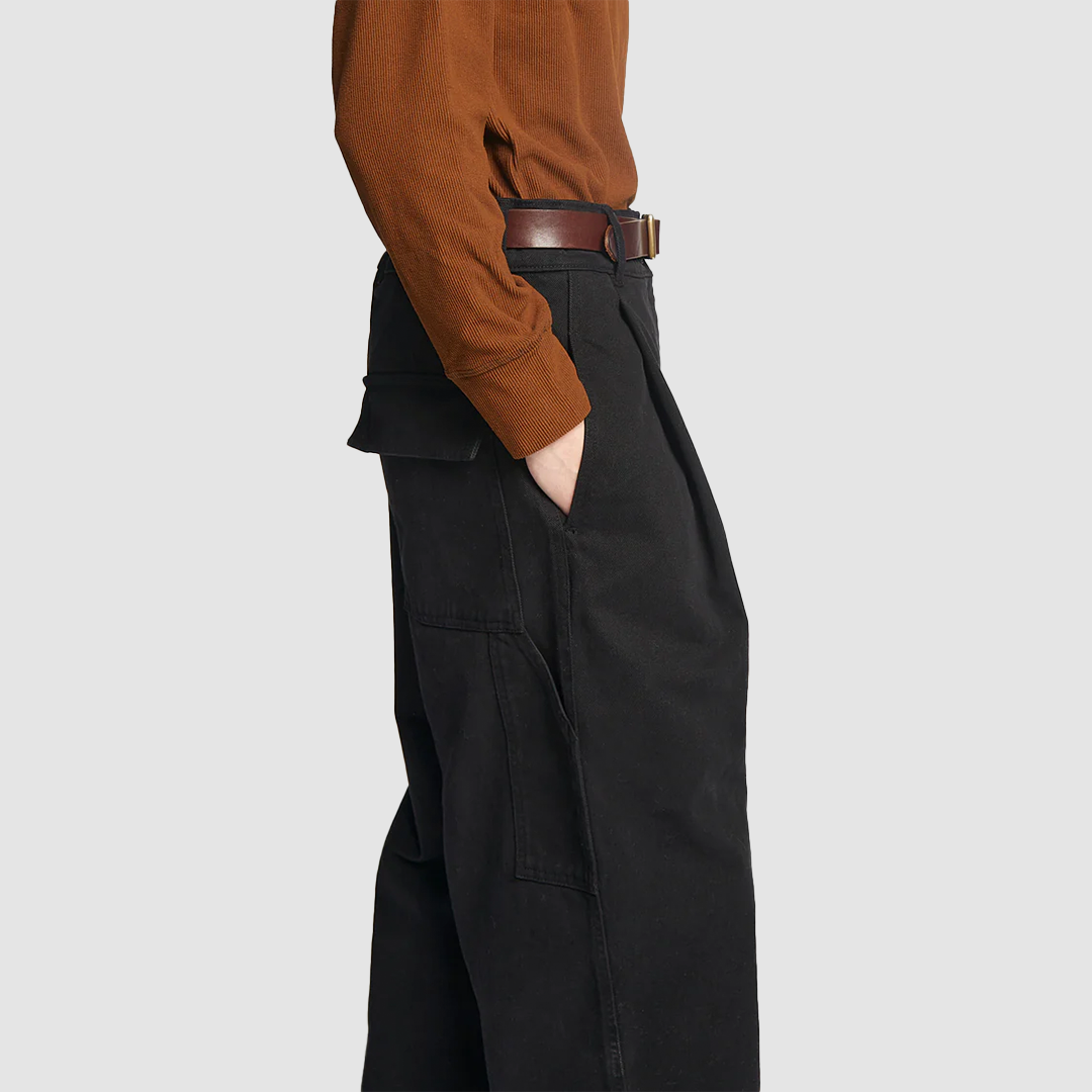 British Worker Pants Black