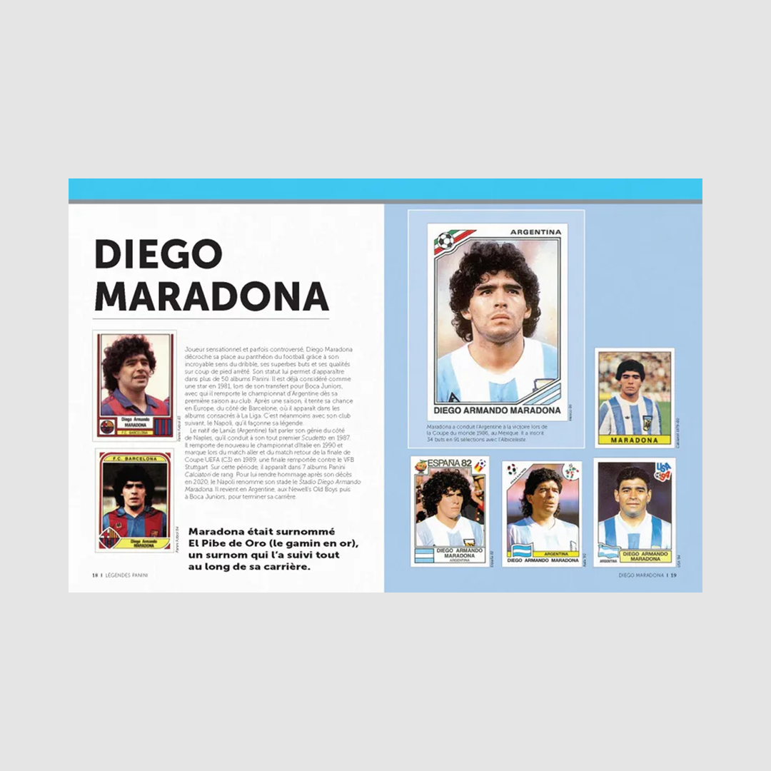 Livre Sport Légendes Panini