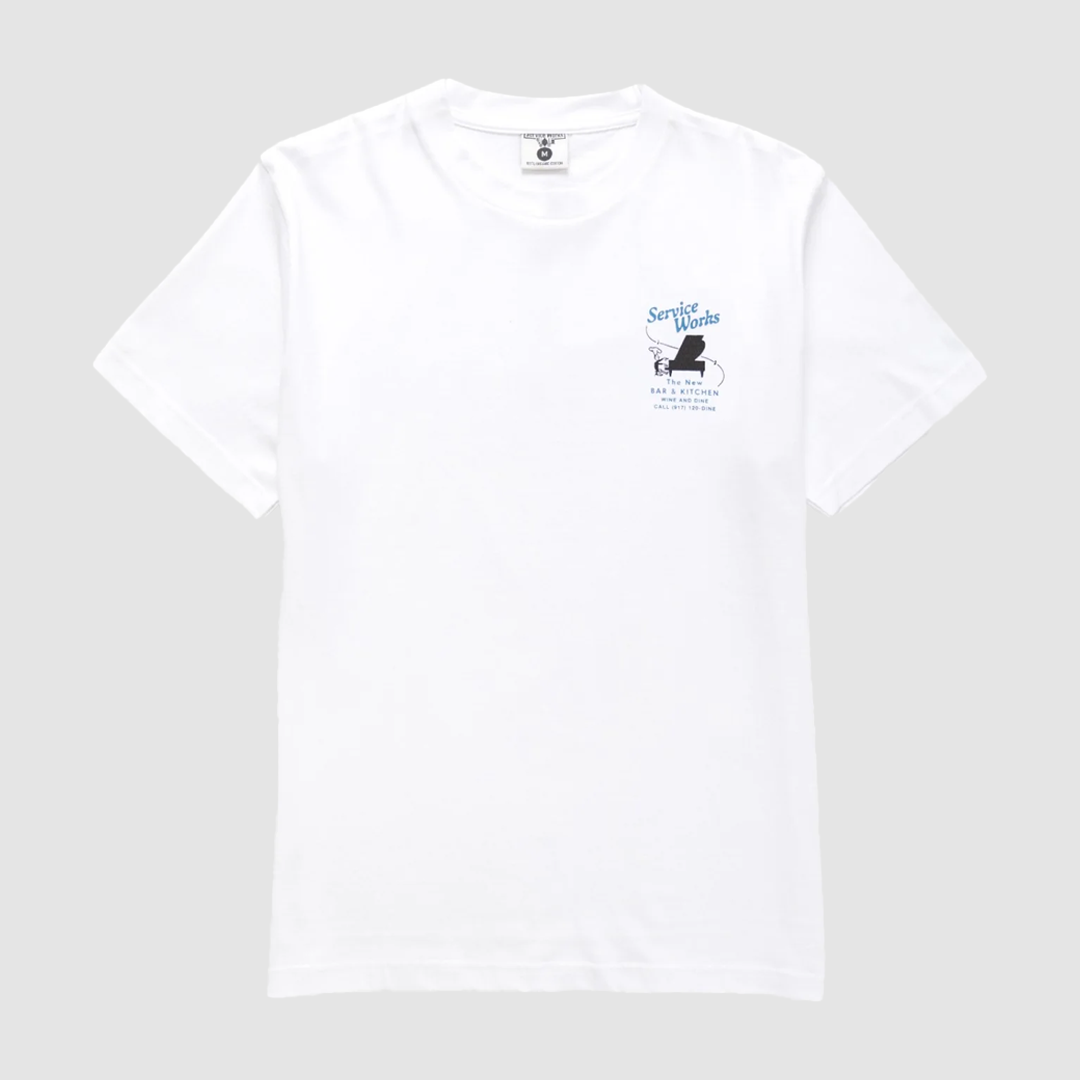 Bar Kitchen Tee White