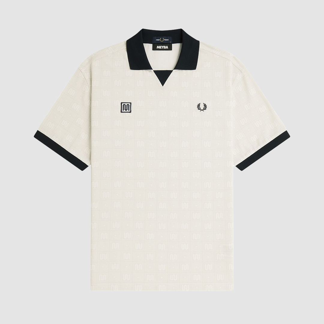 Meyba Printed Polo Shirt Ecru