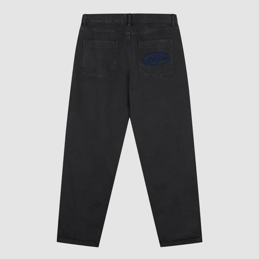Circle Logo Pocket Pants Black