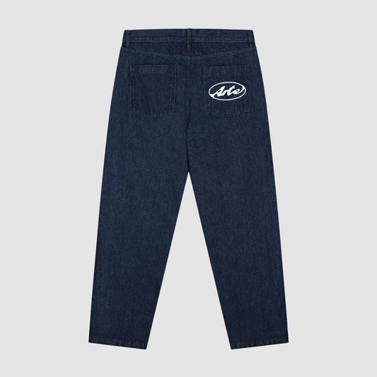 Circle Logo Pocket Pants Raw Denim