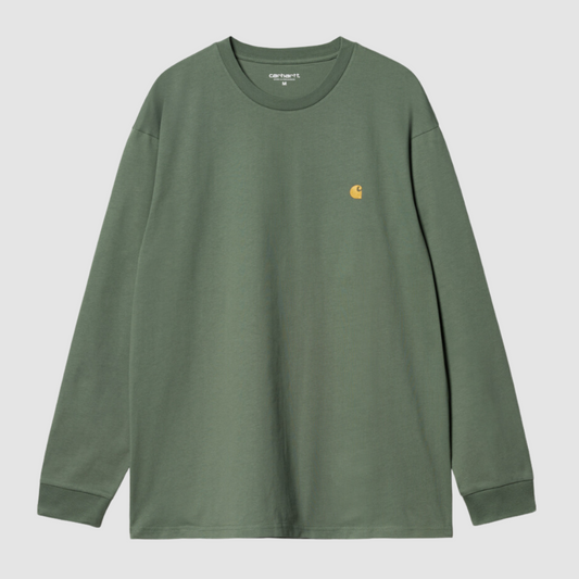 L/S Chase T-Shirt Duck Green / Gold
