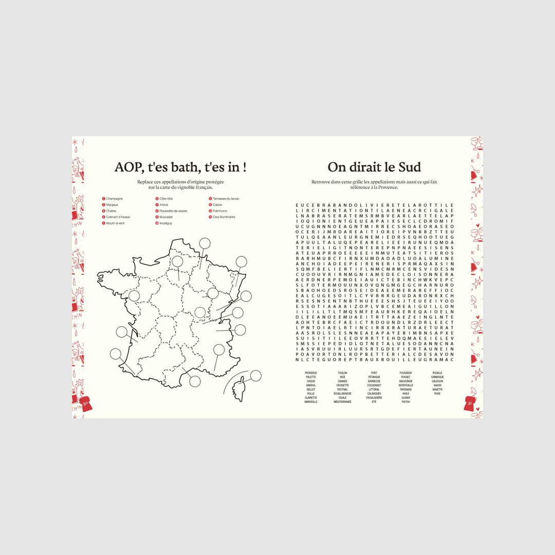 Cahier de Jeux du Sommelier