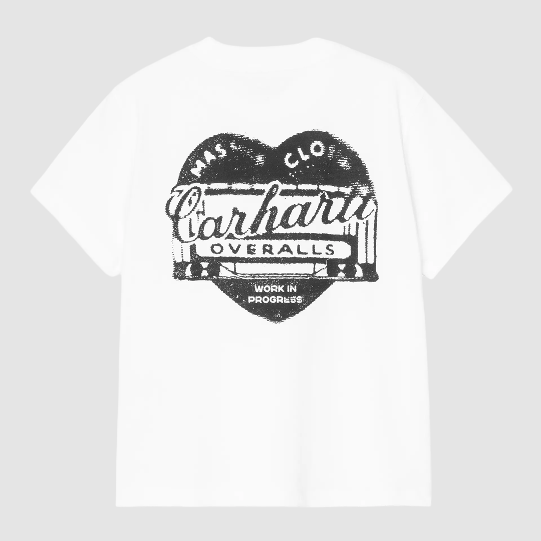 W' S/S Garble T-Shirt White