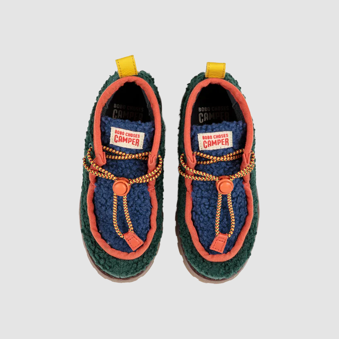 Bobo Choses x Camper Compas Wallabee Sheepskin Shoes