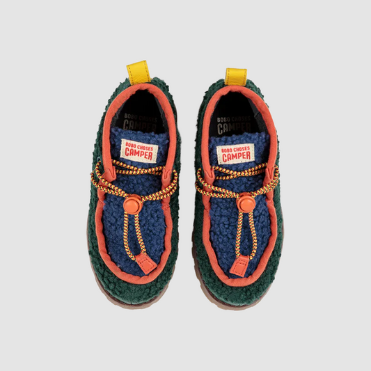Bobo Choses x Camper Compas Wallabee Sheepskin Shoes