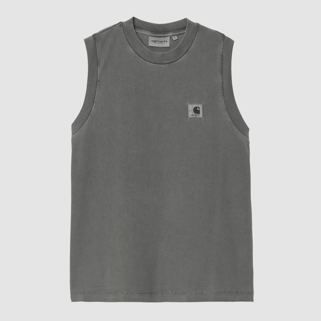 W' Nelson A-Shirt Black Garment Dyed